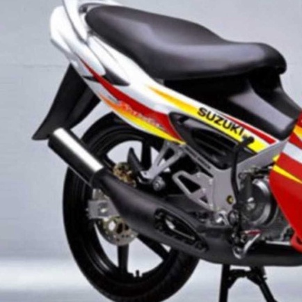 Tem Rời Suzuki Satria 2006 Trắng Đỏ Đen