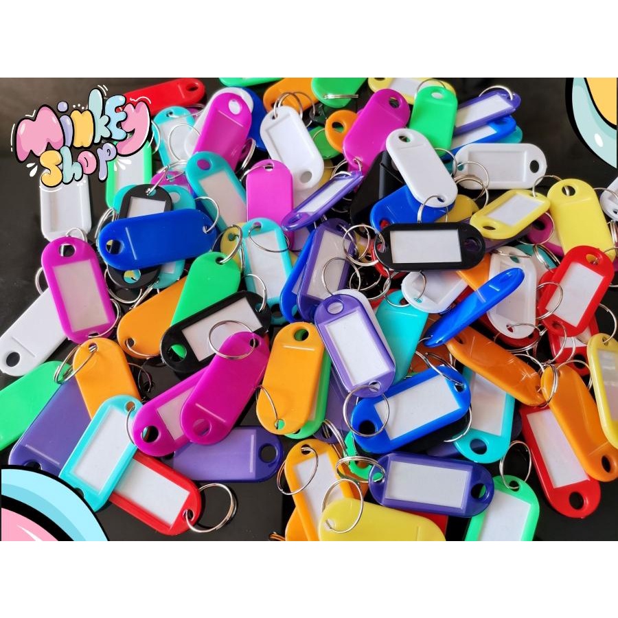 Móc Khóa Thẻ Từ Siêu Rẻ Để Treo Chìa Khóa Ghi Nhớ Hành Lý, Vali Phân Loại Sản Phẩm Có khoen đẹo 02MKTT -Minkey