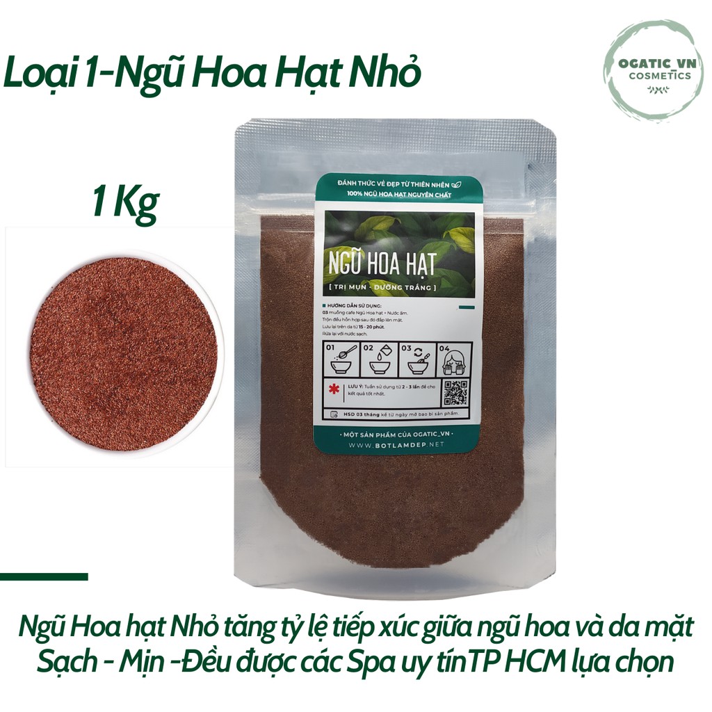 1Kg Ngũ hoa hạt cao cấp loại 1 ( hạt ngũ hoa, hạt đình lịch ) - Handmade | BigBuy360 - bigbuy360.vn