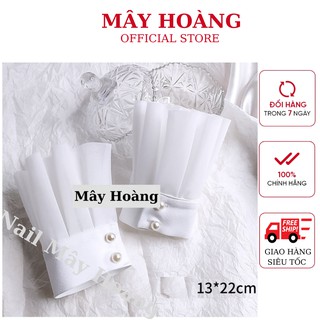 Ống tay áo chụp ảnh nail sang chảnh