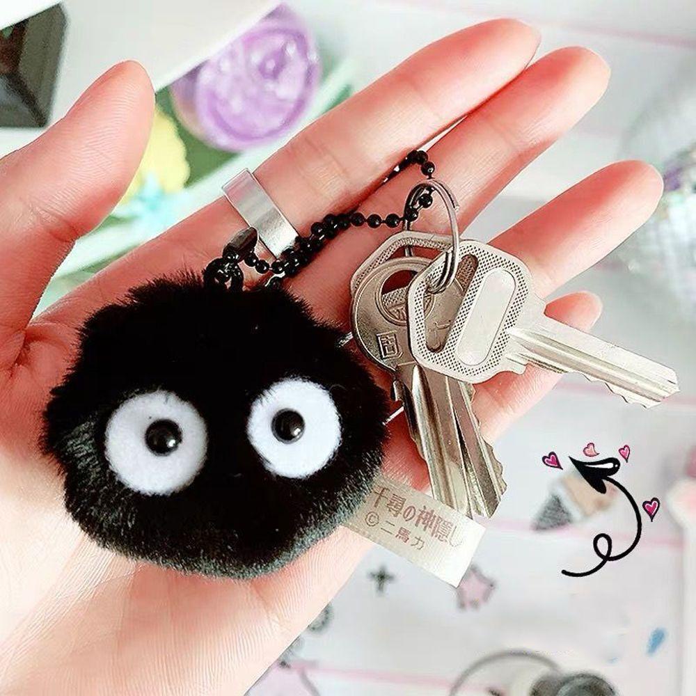 Móc Chìa Khóa Hình Totoro Bằng Cotton PP Sáng Tạo Giá Đỡ