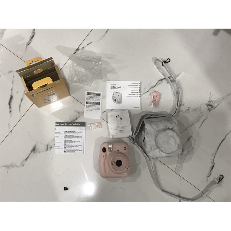 instax mini 11 + bao da (trà sữa fullbox bill)