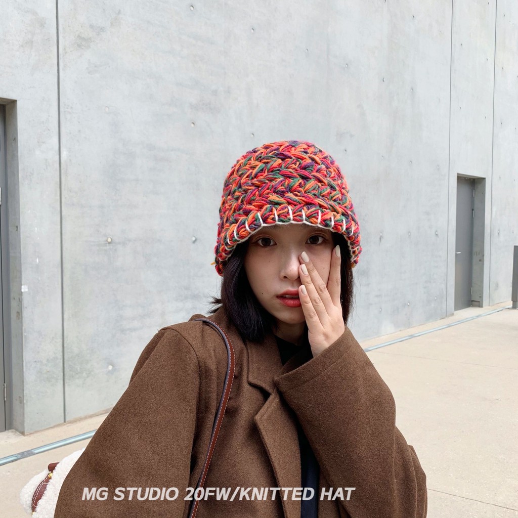 Mũ Len MG STUDIO Đan Thủ Công Nhiều Màu Sắc