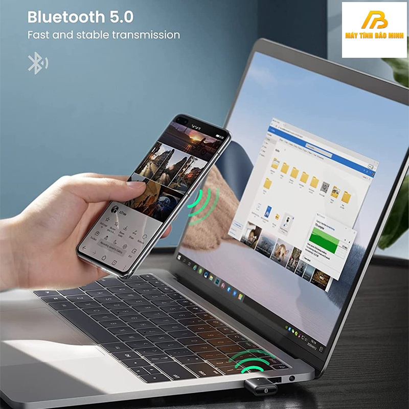 USB Bluetooth 5.0 Ugreen 80889 Hỗ trợ Nintendo Swtich/ PS4 - Hàng Chính hãng