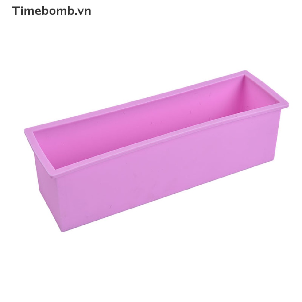 Khuôn Silicone Làm Xà Phòng Hình Chữ Nhật