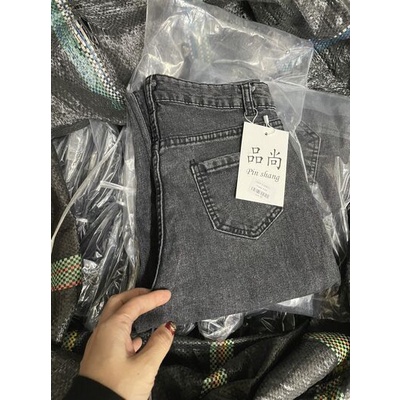Quần baggy bò xám Tomboy co dãn hàng đẹp