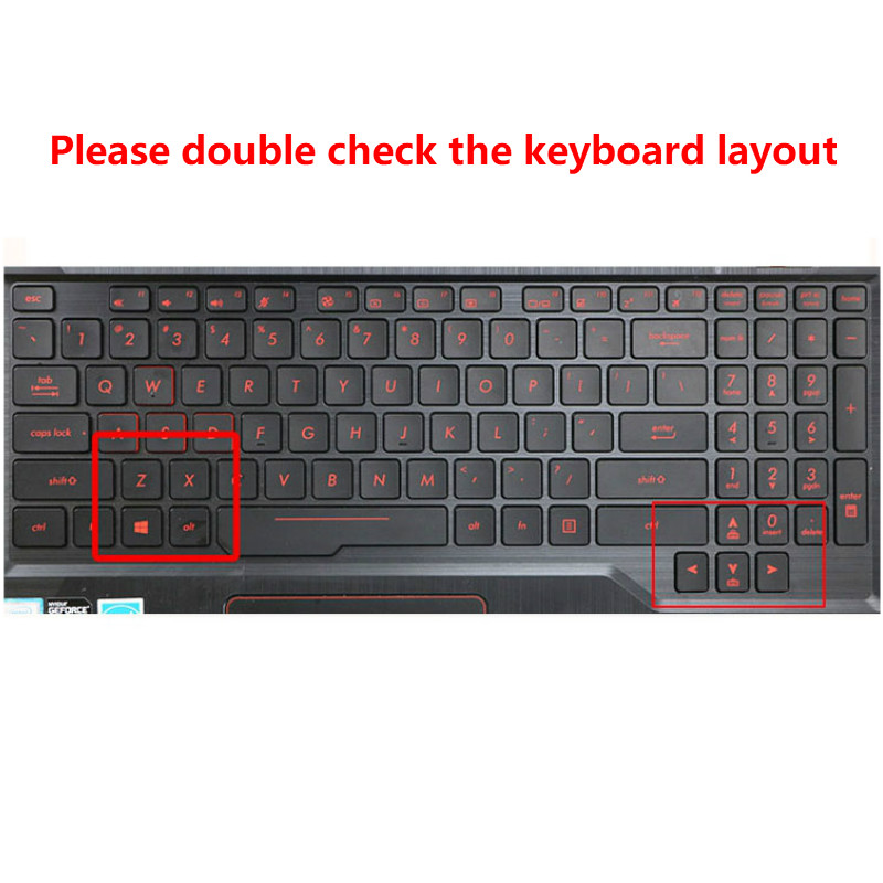 Miếng Dán Bảo Vệ Bàn Phím Laptop 15.6 Inches ASUS FX63 FX95D FX80G FX86FE FX63VD FV63VD ZX86FE ZX63 S5 ROG - 120Hz Bằng Silicon