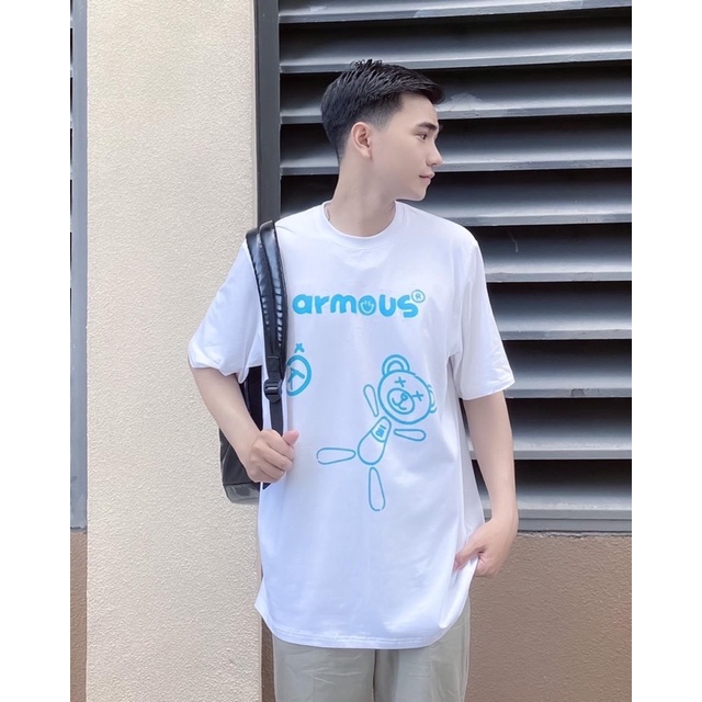 Áo gấu xanh XX Armou chất cotton su TH6