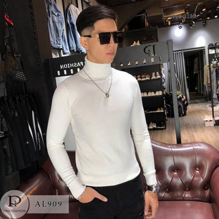 [ Freeship 99K ] Áo len cổ lọ nam .Chất len mềm mịn