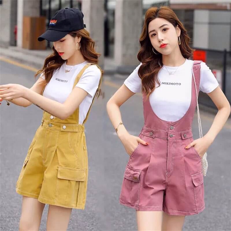 Quần yếm nữ kiểu dáng phong cách QCNP2944