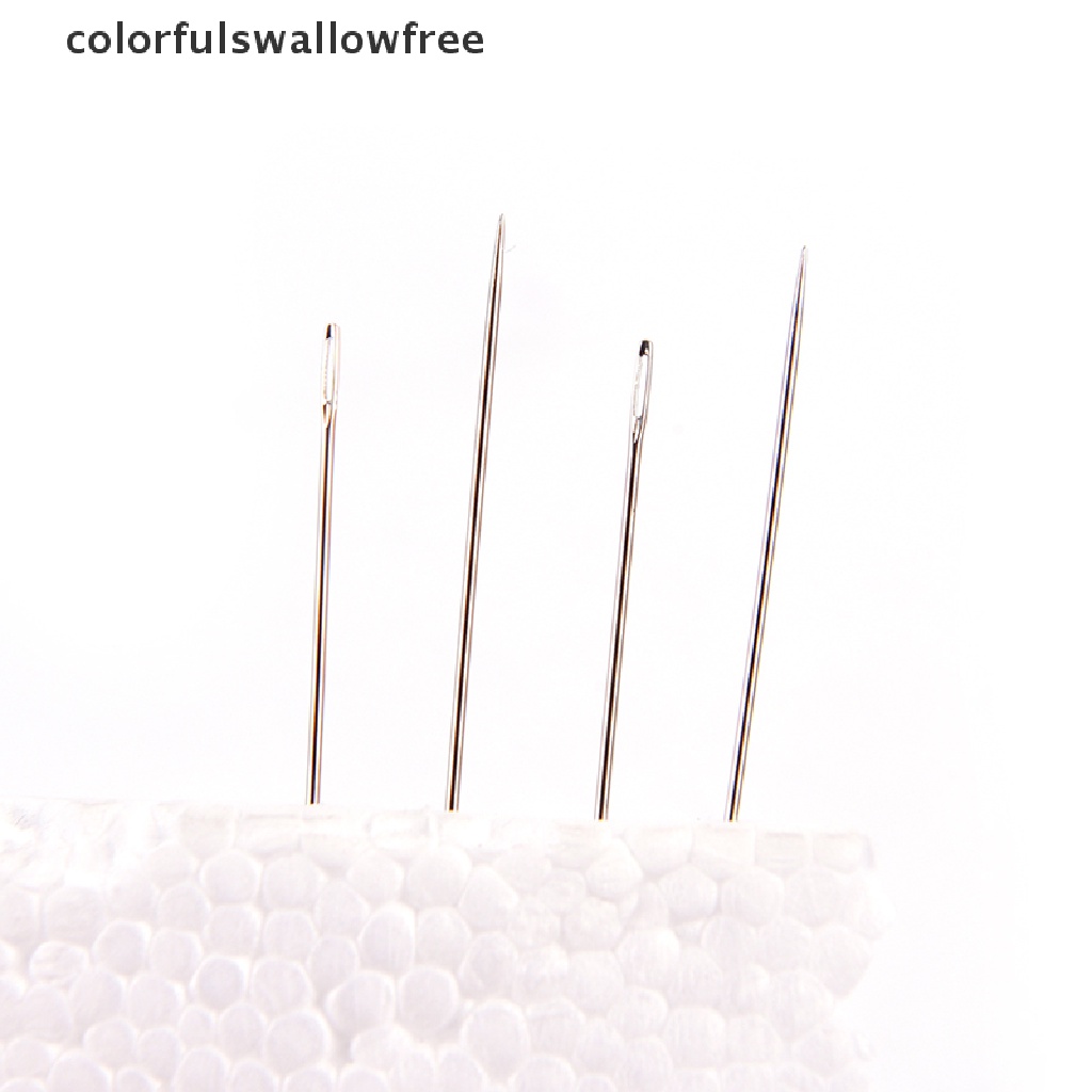 Colorfulswallowfree 25PCS High Hardness Stainless Steel Sewing Needle Cross Sewing Clothes Needles ABC