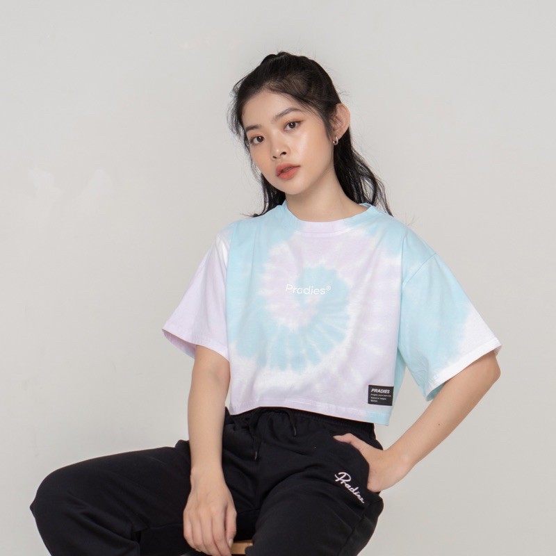 Áo Croptop Tie Dye Oversize