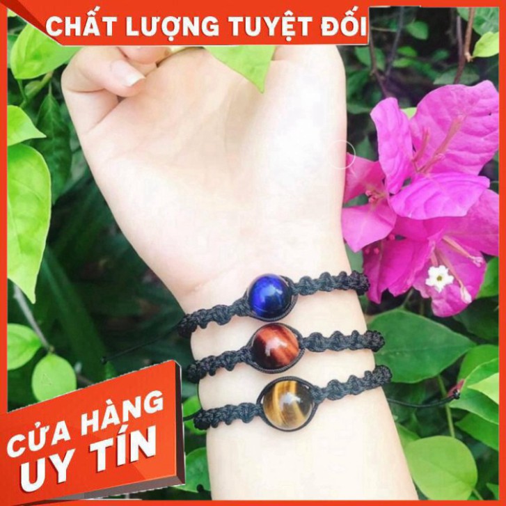 VÒNG TAY MẮT HỔ- MẮT HỔ 1 HẠT