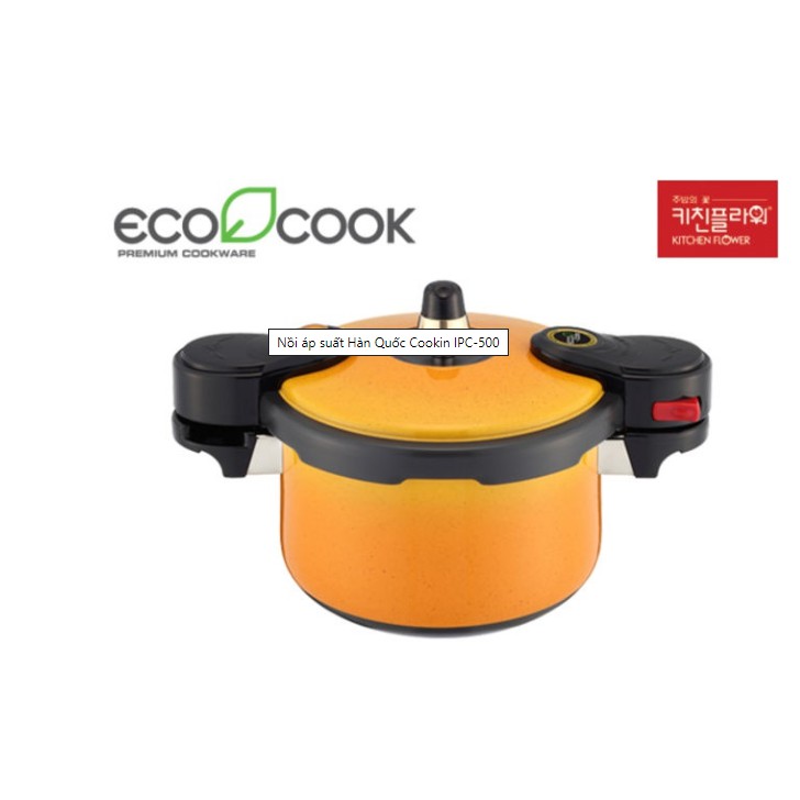 Nồi áp suất Cookin IPC-500 5 lít (Vàng) - Bảo hành 12 tháng