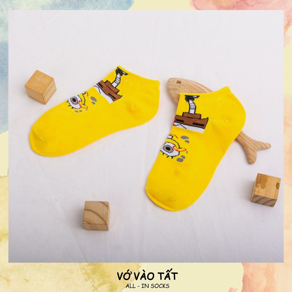 TẤT VỚ CỔ NGẮN HOẠT HÌNH BỌT BIỂN