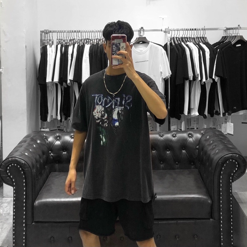 Áo phông unisex, Áo lỡ tay form rộng btshop