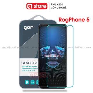 Cường Lực Rog Phone 5, Asus Rog Phone 5 Pro Chính Hãng Gor Cao Cấp, Trong Suốt, Chơi Game Siêu Mượt