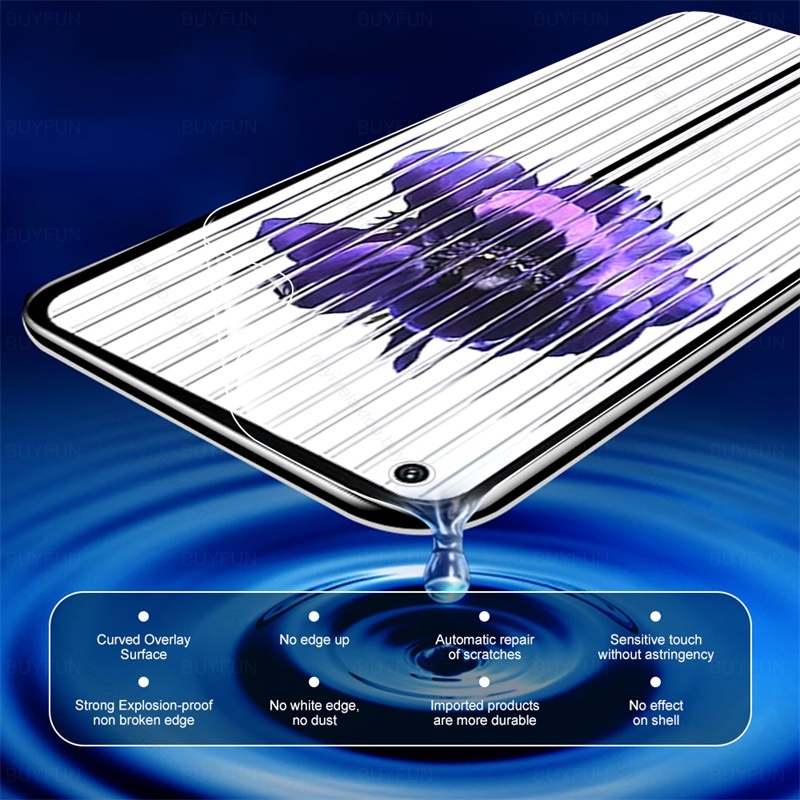 1 Tấm Phim Hydrogel Mềm Trong Suốt HD Bảo Vệ Toàn Diện Chống Dấu Vân Tay Tương Thích Với Điện Thoại 1