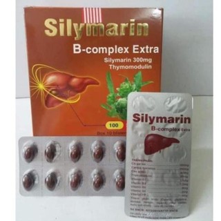 Bổ gan mát gan Silymarin B-complex giải độc gan, tăng cường chức năng của gan 100v