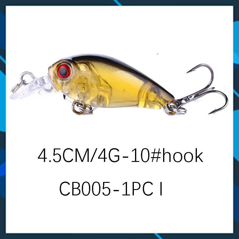 [Chất Lượng] Mồi câu cá_ Mồi Câu Lure chukky nhân tạo 3d sống động 4.5cm 4g_LURE _20