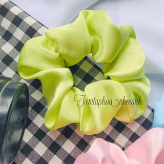 Buộc tóc vải - Scrunchies lụa hot trend