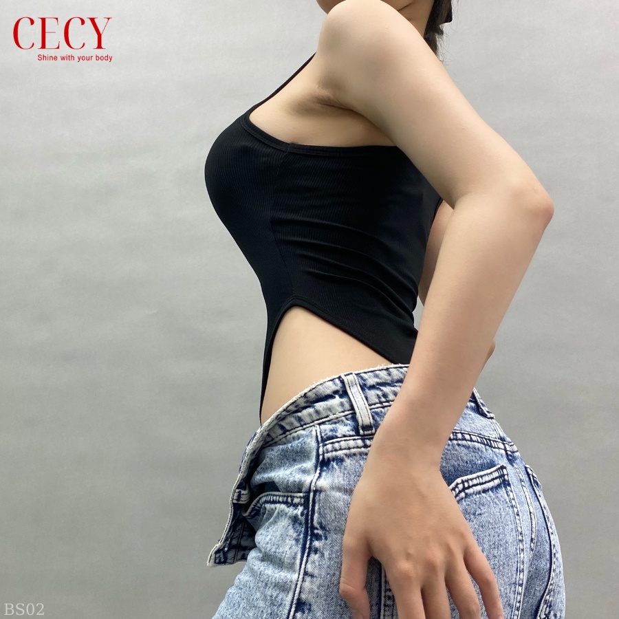 Áo ba lỗ Bodysuit nữ CECY thun Cotton, áo thun body ôm sát Quyến rũ BS02 | BigBuy360 - bigbuy360.vn