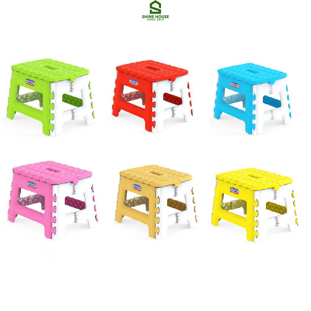 Ghế Nhựa Lùn Xếp Duy Tân Gấp Gọn Tiện Lợi Kích Thước 29,6 x 24 x 21,4 cm