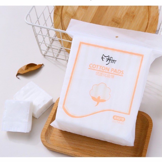 Bông tẩy trang 3 lớp Cotton Pads túi 222 miếng