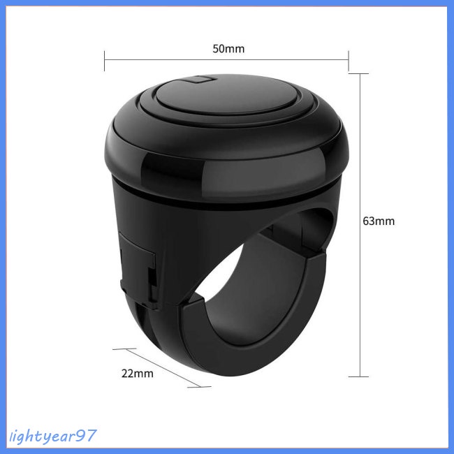 Núm Điều Khiển Vô Lăng Xe Hơi Bằng Kim Loại Xoay 360 Độ Thông Dụng