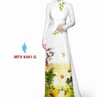 Vải áo dài in 3D
