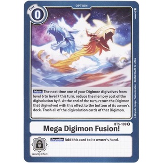 Thẻ bài Digimon - TCG - Mega Digimon Fusion / BT5-109'