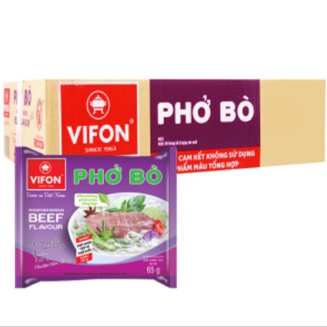 Phở bò vifon gói 65g