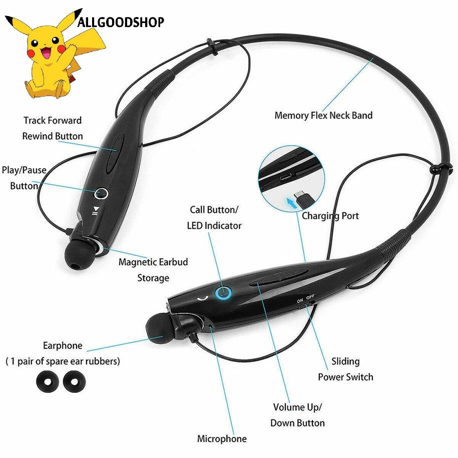 Tai Nghe Bluetooth Đeo Cổ Tiện Dụng Khi Tập Thể Thao