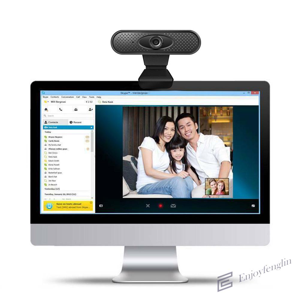 Webcam 2mp Usb Tích Hợp Micro 1080p Hd Cho Máy Tính | BigBuy360 - bigbuy360.vn