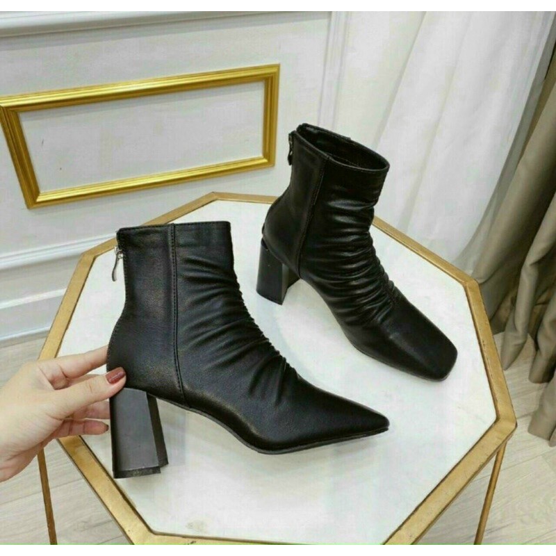 BỐT DÚM DA MỀM CAO CẤP GÓT 8CM