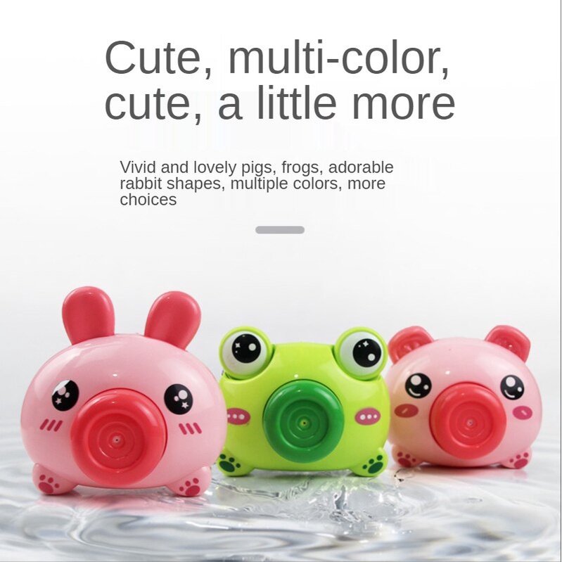 Máy Ảnh Đồ Chơi Hình Chú Heo Bơi Lội Xinh Xắn Cho Bé