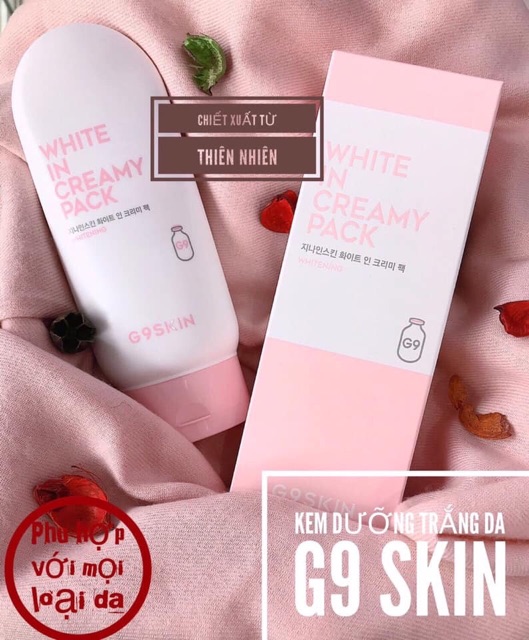 Dưỡng trắng G9skin white in creamy pack