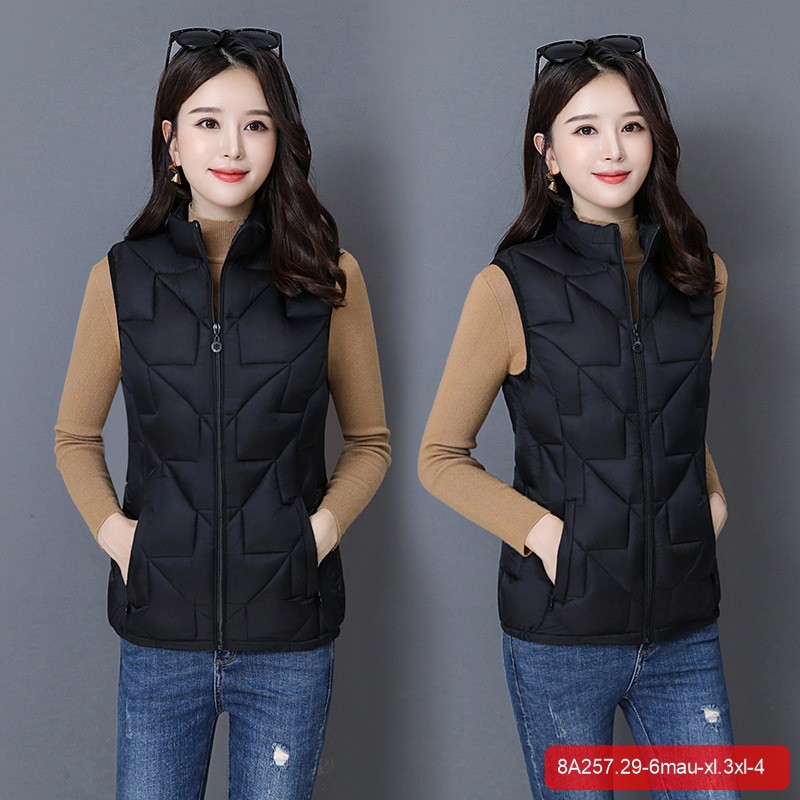 Áo Phao Gile Chần Bông Hàng HongKong Cao Cấp - Thời Trang Trung Niên U40, U50, U60