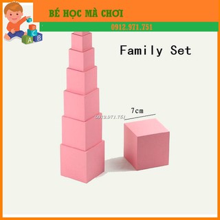 Tháp hồng Montessori (bản gia đình)
