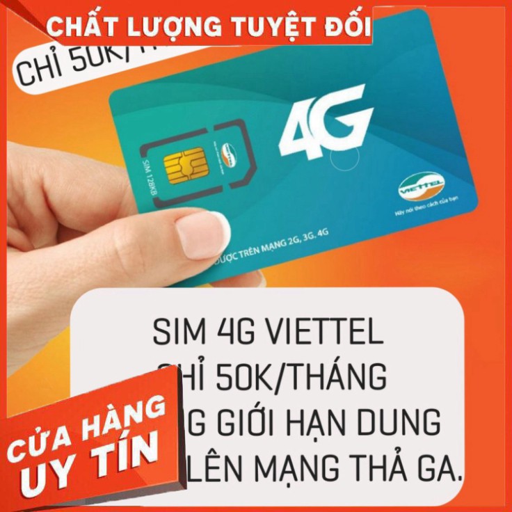 SIM Viettel 4G Umax50n 𝑭𝑹𝑬𝑬 𝑺𝑯𝑰𝑷 Không Giới Hạn Lưu Lượng Tốc Độ Cao | Max Băng Thông Sim Hot Nhất 2021