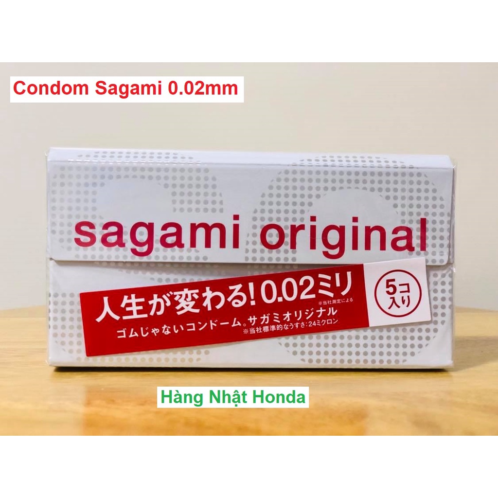 [Hàng Nhật Nội Địa] Bao cao su Sagami Original 0.02mm