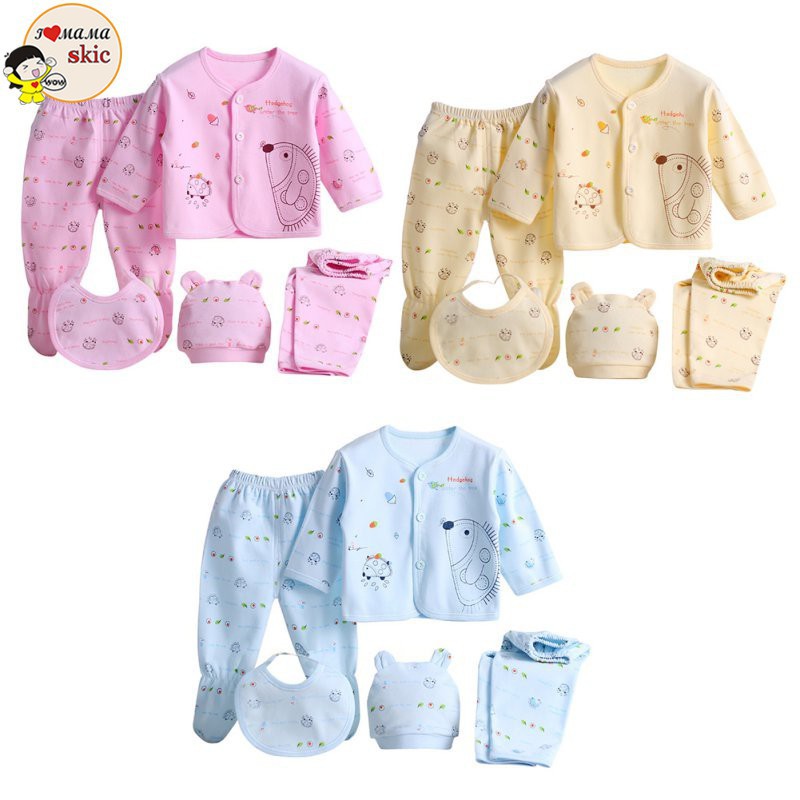 Bộ 5 sản phẩm đồ ngủ hoạt hình đáng yêu cho bé