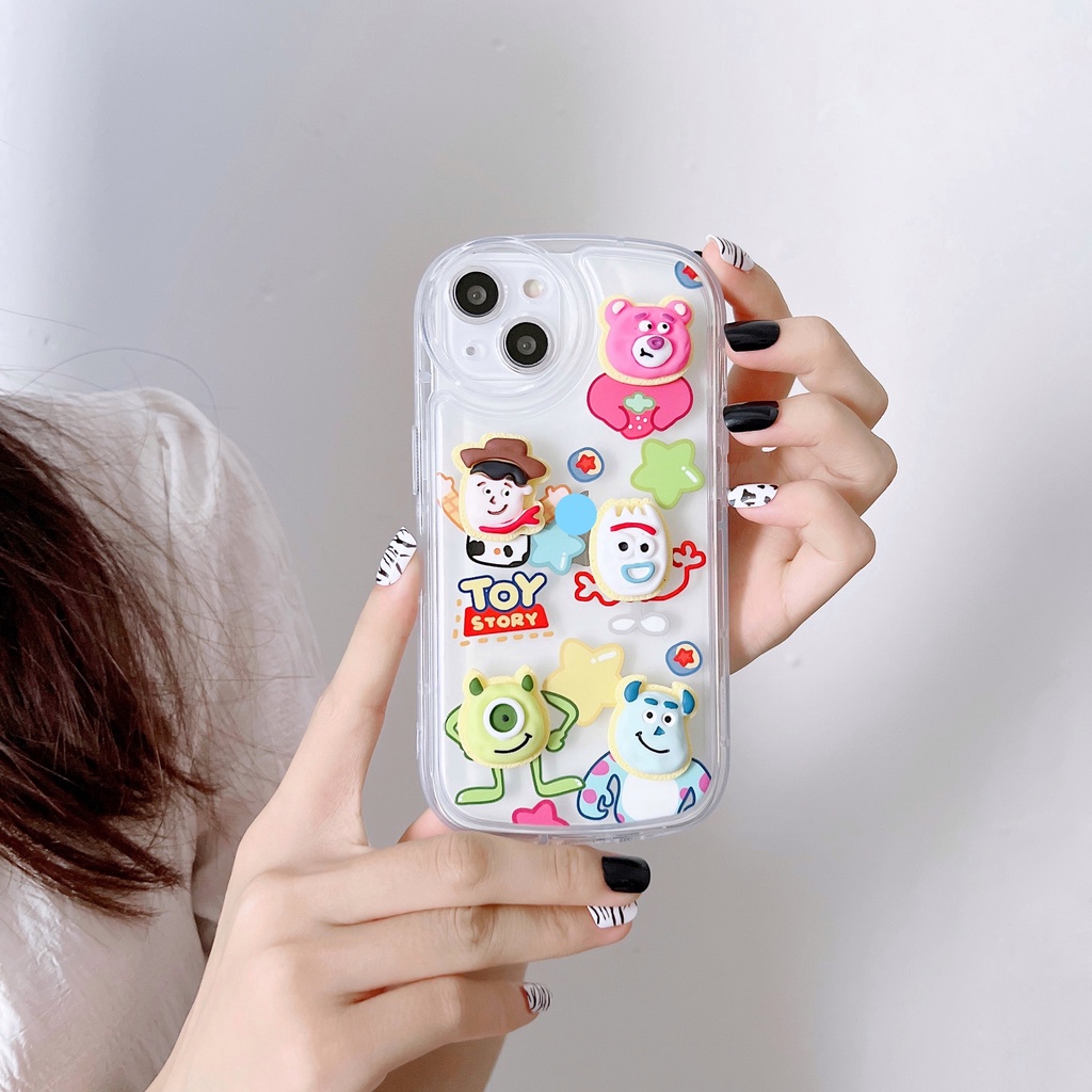 Ốp Điện Thoại Hình Gấu 3D Cho iPhone 14 / 13 / 12 / 11 / X / 8 / 7P