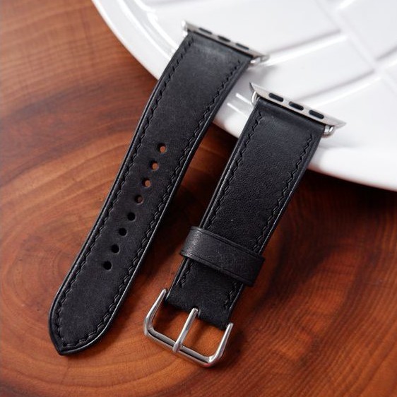 Dây Apple Watch Da Epsom Pháp Cao Cấp Handmade, Dành Cho Series 6 | 5 | 4 | 3 | 2 | 1 38mm 40mm 42mm 44mm