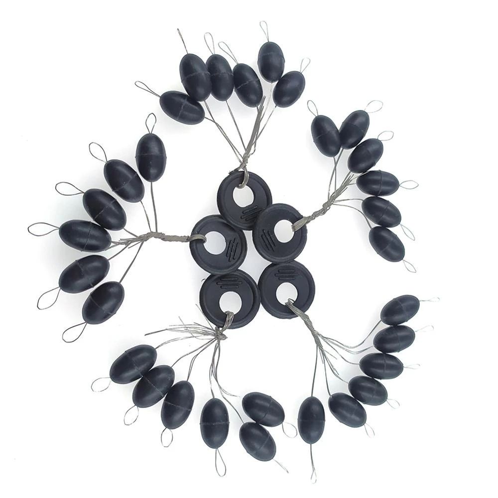 Set 600 phao câu cá bằng cao su chuyên dụng AARON1