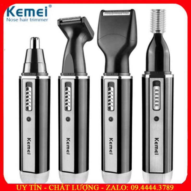 Tông Đơ Tỉa Lông Mũi, cạo râu, cắt tóc Kemei - 6630 cao cấp - Máy Cạo Râu 4 in 1 - LOẠI XỊN