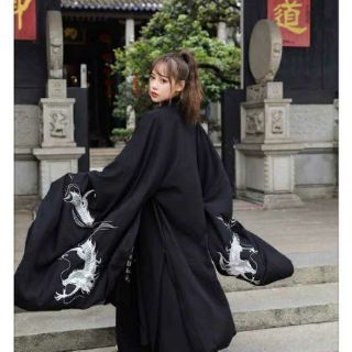 Hán phục đôi Set 6 - Tàng Long Hắc Y (Hán phục nam + nữ)