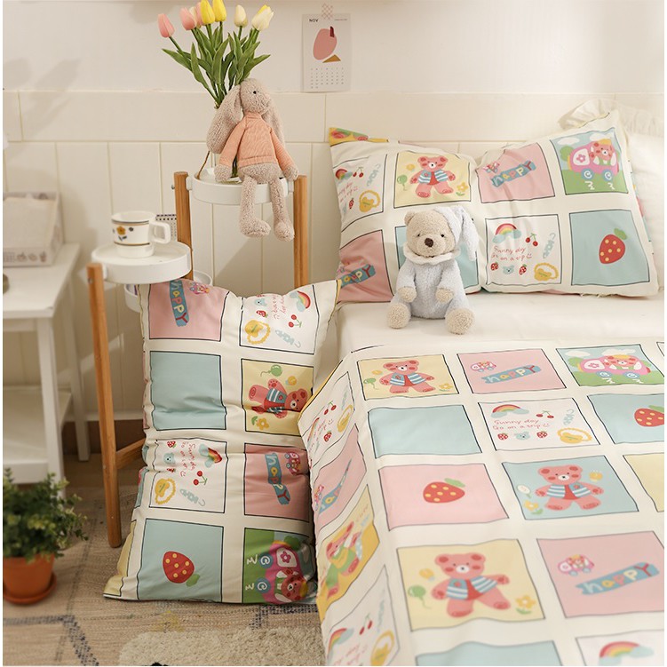 Vải cotton satin 60s khổ 1m6, chuyên dùng may ga gối