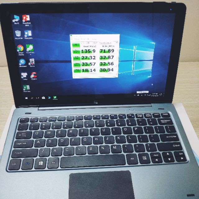 Laptop 2 trong 1 PANDA màn hình cảm ứng 11.6 inch 4GB RAM 128GB vỏ nhôm nguyên khối sang chảnh - Fullbox 100%