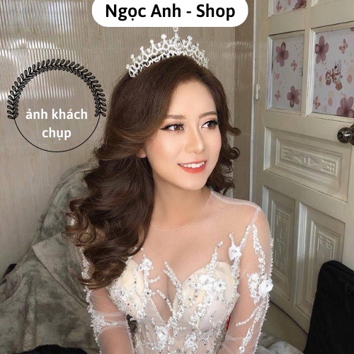 Vương Miện Đính Đá Thiết Kế Sang Trọng Cho Cô Dâu NgọcAnh Shop vm 49